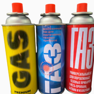 Газ для портативных, газовых приборов, универсальный/премиум/всесезонный