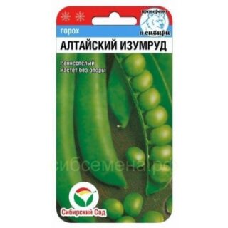 Горох АЛТАЙСКИЙ ИЗУМРУД /СибСад/