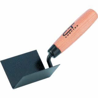 Кельма угловая, 80 х 60 х 60 мм, стальная, для внутренних углов,