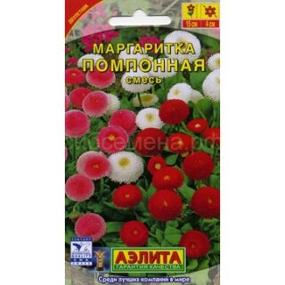 Маргаритка Помпонная смесь /Аэлита/