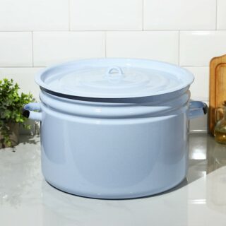 Бак эмалированный 40л светлый