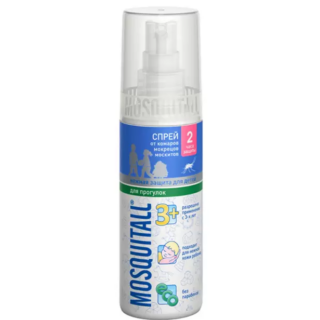 Спрей Mosquitall Нежная защита д/детей от комаров 100мл