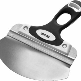 Шпатель для ведра DECOR 200мм, нерж. сталь, двухкомпонентная ручка
