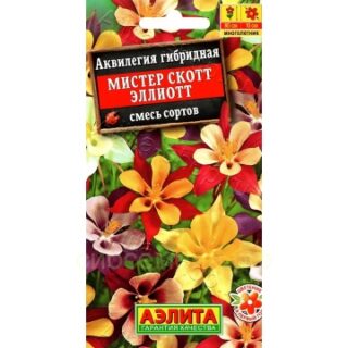 Аквилегия МИСТЕР СКОТТ ЭЛЛИОТ смесь / Аэлита/