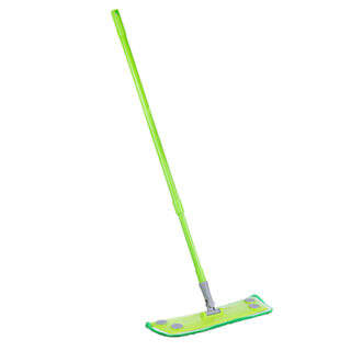 VETTA Швабра с насадкой из микрофибры на липучках, рукоятка мета