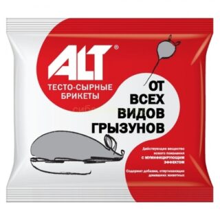 От мышей АЛТ "Тесто-сырные брикеты" 100гр.