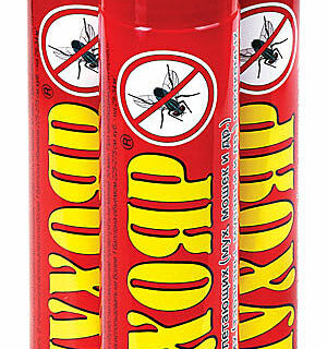 МУХОЯР аэрозоль от мух 270 см. куб баллон ВХ