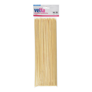 VETTA Шпажки-шампуры 90 шт, бамбук,25см.
