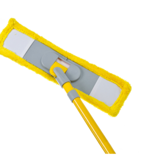 VETTA Швабра с насадкой из микрофибры 40х8см, телеск. ручка,130с