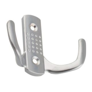 Крючок 212-В, двухрожковый, серебро MARLOK