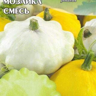 Патиссон ЦВЕТНАЯ МОЗАЙКА смесь 1,5гр./цв/