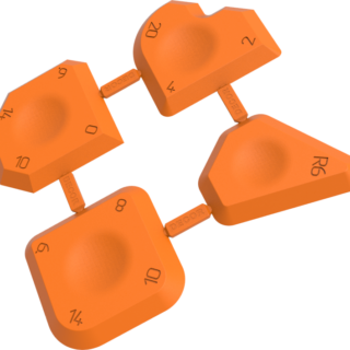 Набор шпателей DEKOR для форм. швов