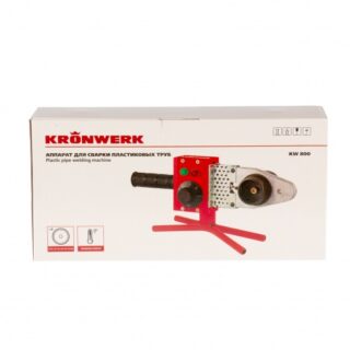 Аппарат для сварки пласт. труб KW800, 800Вт/1500Вт, 300град компл.насадок 20-63мм,мет кейс//Kronwerk