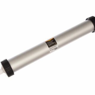 Пистолет для герметика, 750мл, закрытый, алюминиевый корпус, круглый шток 8мм