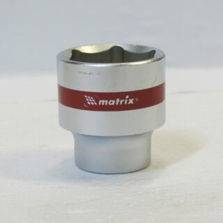 Головка торцевая, 30 мм, 6-гранная, CrV, под квадрат 1/2"хром