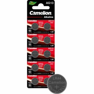 Батарейка для часов Camelion G13/LR44 BL-10 Mercury Free AG13-BP10