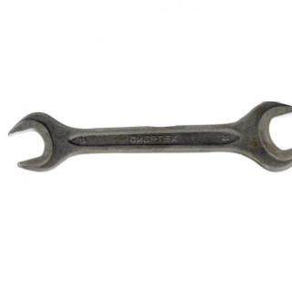 Ключ рожковый,19 х 22 мм, CrV, фосфатированный, ГОСТ 2839// СИБР
