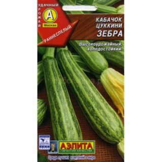 Кабачок цуккини ЗЕБРА /Аэлита/2гр