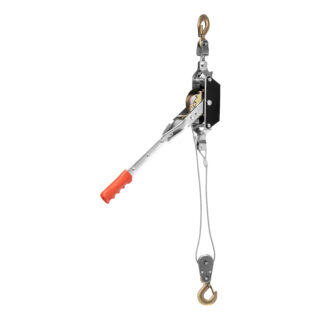 Лебедка рычажная, тяга - 1,5 т, подъем - 0,6 т, одинарное храпов