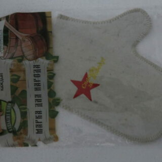 Варежка для бани, инд упаковка