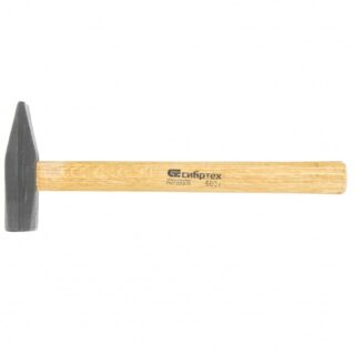 Молоток слесарный, 600 г, квадратный боек, деревянная рукоятка//