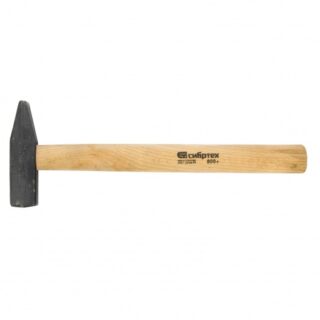 Молоток слесарный, 800 г, квадратный боек, деревянная рукоятка//
