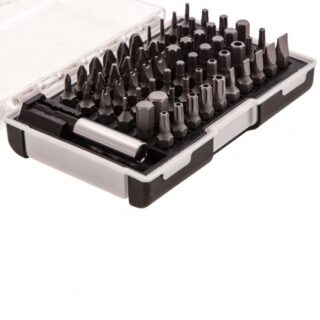 Набор бит с магнитным держателем, CrV,61шт//MATRIX