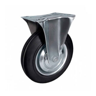 Колесо FC 46 неповоротное черная резина D 100,60кг