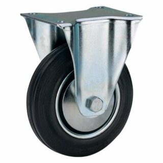 Колесо SC 93 поворотное черная резина D75мм, 40кг