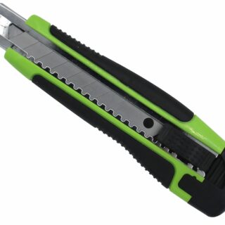 Нож ЭКСПЕРТ 18мм, выдвижное лезвие, автомат фиксатор, сталь 60гр./3-ON