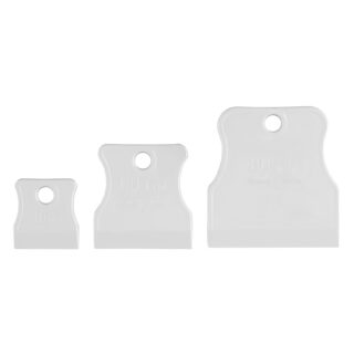 Набор шпателей 40-60-80 мм, белая резина, 3 шт.// SPARTA