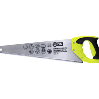 Ножовка по дереву, 2-х сторонняя заточка, закал.зуб, 450мм/3-ON
