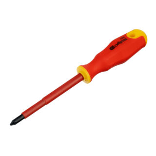 Отвертка диэлектрическая PH2 х 100 мм, до 1000В, двухкомп. рукоятка //Сибртех