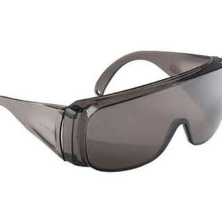 Очки защитные открытого типа, затемненные, ударопрочный поликарб