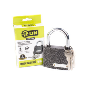 ЕРМАК/3ON Замок навесной всепогодный 75мм, чугун