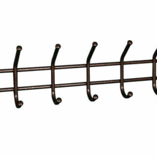 Вешалка "НОРМА 7" (7 крючков)медн.антик/черный