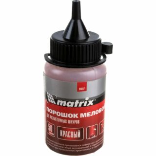 Порошок меловой красный, 50 г, для разметочных шнуров// MATRIX