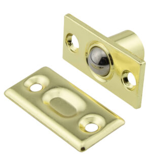 Фиксатор дверной с шариком золото