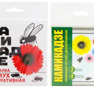 Наклейка от мух HLOOP 4 мишки/4квМ