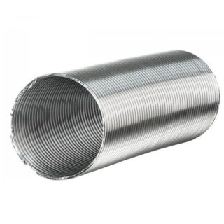 Воздуховод гибкий, аллюминиевый, гофрированный d-100, L до 3 метров (шт.)