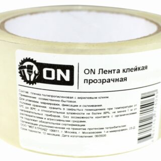 Скотч, 48 мм х 40 м, прозрачный// Россия/3-ON