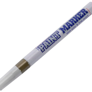 Маркер-краска "Gold" SPM-07, золото,шир.лин 2мм, тонкий.