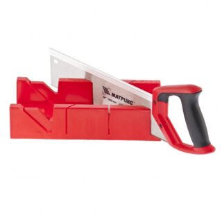 Стусло, 300 х 100 мм, пластиковое + обушковая пила, 350 мм, двухкомпонентная рукоятка// MATRIX.