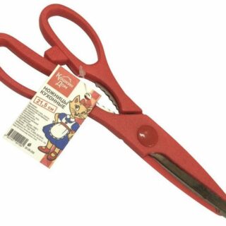 Ножницы кухонные КОШКИН ДОМ 21,5см, с орехоколом