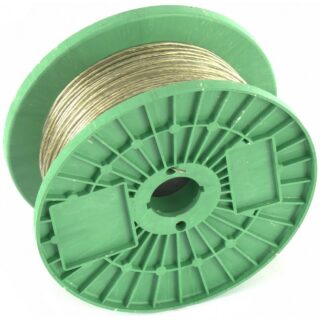 Трос металлополимерный  прозрачный ПР-3.0, (3,0мм толщина, катушка 200м.п.) // СИБРТЕХ Россия