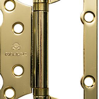 Петля накладная, хром/золото/никель (125*75*2,5) без врезки MARLOK