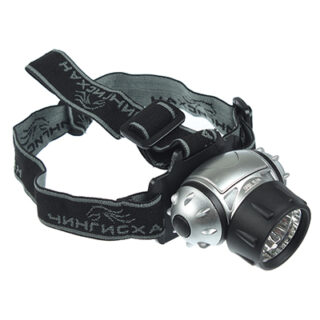 ЧИНГИСХАН Фонарь налобный, 9Led, 3хААА 6,5х4,3см