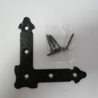 Уголок декоративный прямой УДП 110-0-2-53 (черный матовый) Нижний Новгород