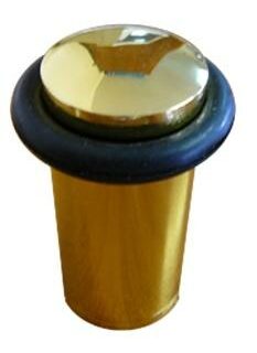 Упор дверной 08.06.01 "309-A" большой PB/СР (золото/хром) Н=58 (10/100) MARLOK