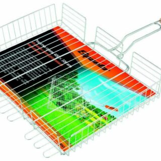 Решетка-гриль 300х400х65мм обьемная, хром// Sparta